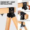 Heavy Duty Swing Set Brackets Kit with 2 A-Frame Brackets