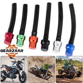 Gearzaar 6x Motorcycle Gas CAP VENT Tank Fuel Air Breather Valve Hose Tube Dirt ,Bike ATV