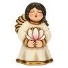 THUN - Guardian Angel with Lotus Flower - Ceramic -