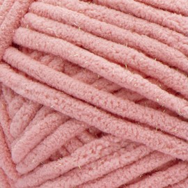 Bernat Baby Blanket Sparkle 300g - Rose Glow Sparkle