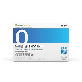 Truen Nutrition Truen RTG Omega 3, Alaska [100 Capsules x 2 Boxes] / 트루엔뉴트리션 트루엔 알티지오메가3, 알래스카 [100캡슐X2박스]