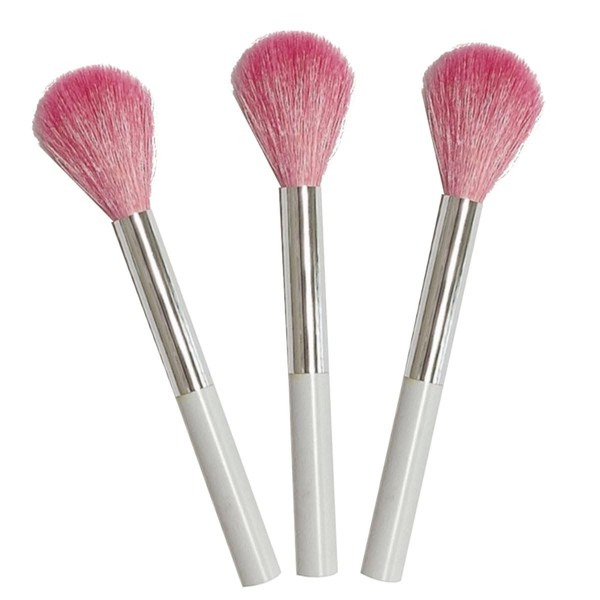 pink-c3-a Outlet Pink Cheek Brush, Set of 3, 100% Goat
