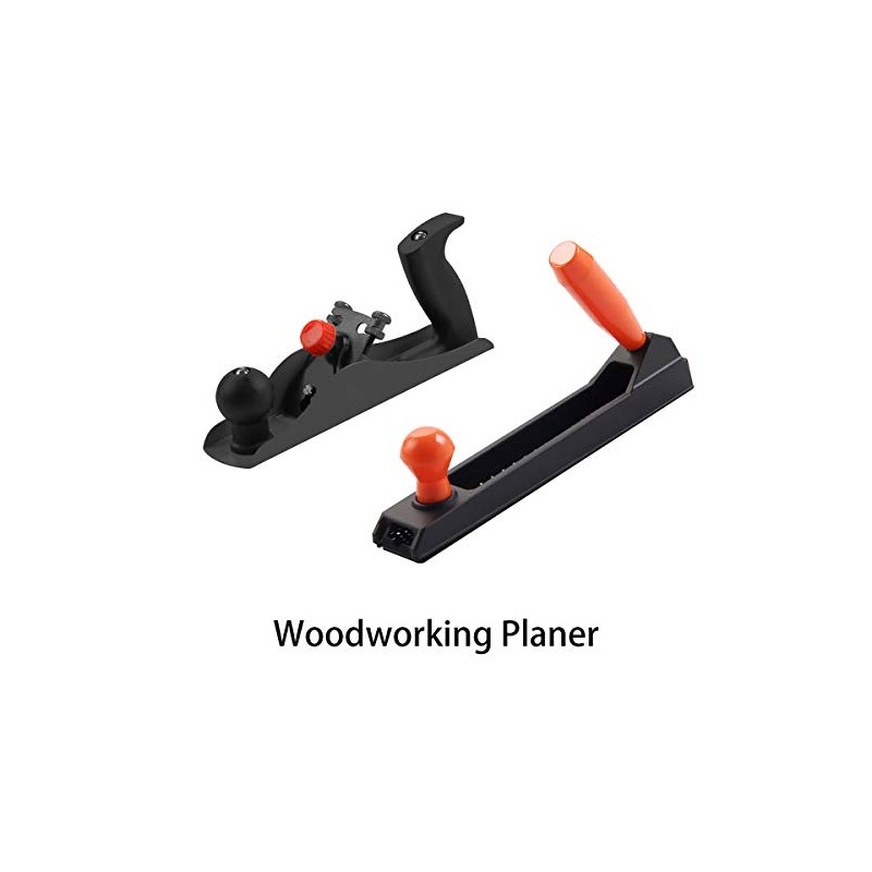 1Pcs Adjustable Wood Plane, Black Smoothing Plane Shaving Tool Ideal