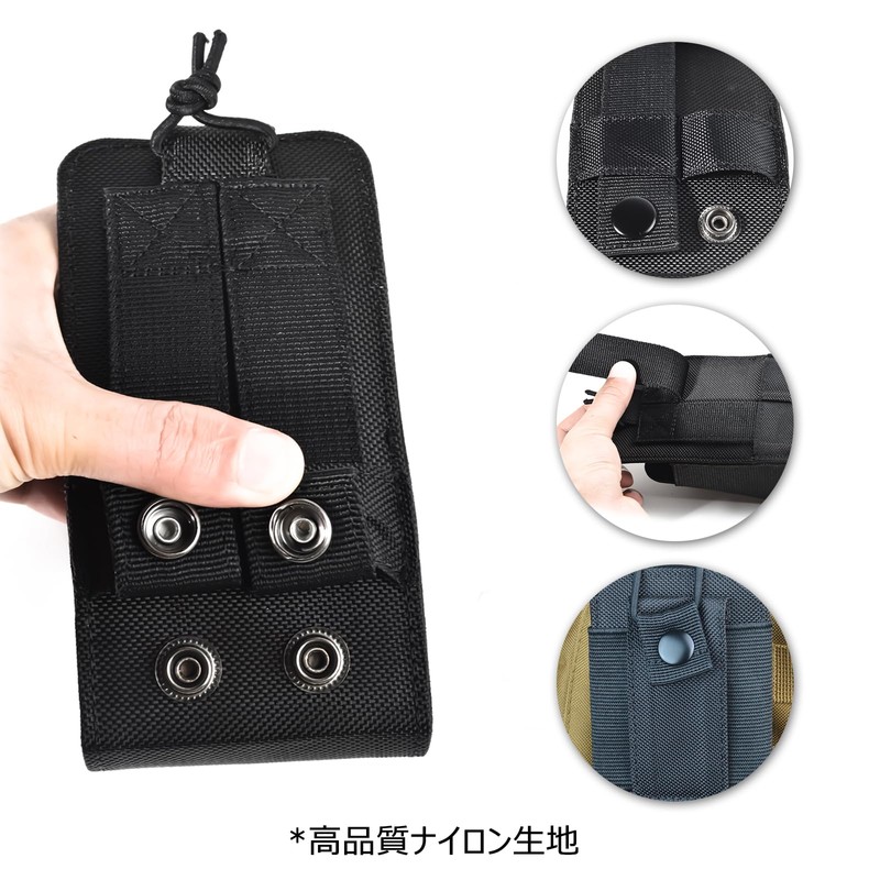 YNIBST Molle Compatible Radio Pouch, Handy Radio Holder, For Airsoft