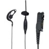 G Shape Earpiece Two Way Radio Headset 6 Pins Surveillance