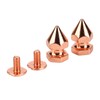 100 Sets Spiked Cone Spike Stud Rose Gold High Hardness