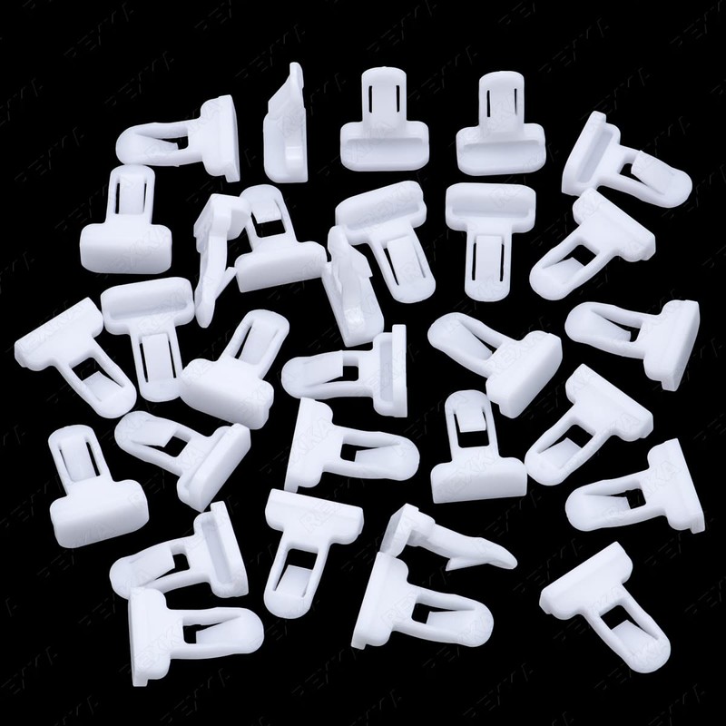 Rexka 30pcs Front & Rear Spoiler Moulding Clip Compatible with