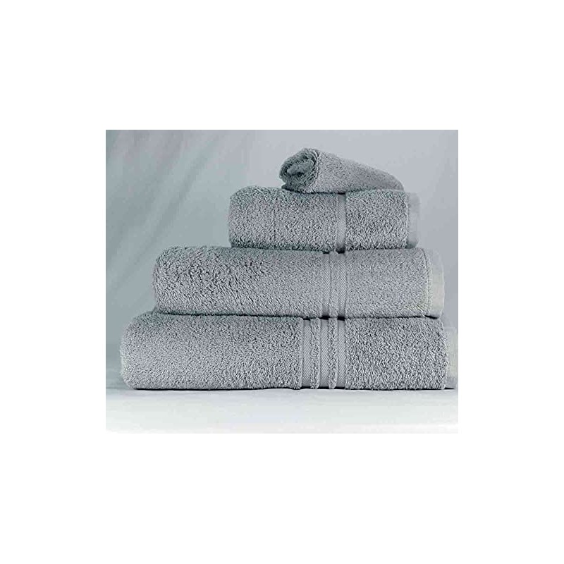 Blue Label 500gsm Plain Silver Grey Bath Sheet (SEE SIZE