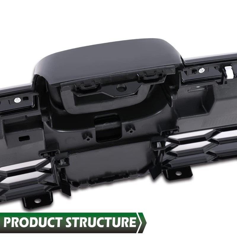 GRAND ORANGE Front Bumper Upper Grille Assembly Compatible with 2020