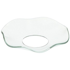 Biedermann & Sons Candle Bobeches, Box of 12, Clear Fluted Glass