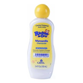 Kit 3 Ricitos De Oro Crema Corporal Con Manzanilla 100ml Amarillo