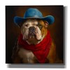 Epic Graffiti 'Bulldog Cowboy' by Sean Parnell Canvas Wall Art,