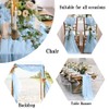 Chiffon Table Runner 29x120 Inches Baby Blue Wedding Table Runners