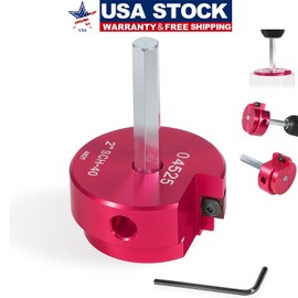 FX-motor Premium PPR200 PVC Pipe Reamer with 3/8-Inch Hex Shaft-2" Head Plumbing Tool