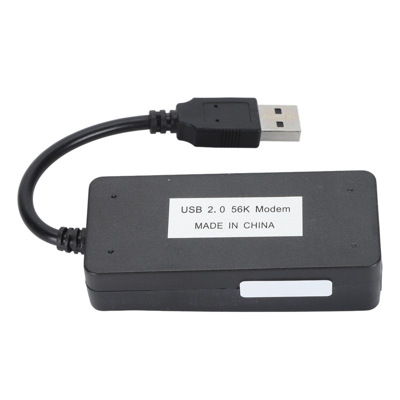 USB 56K External Dial Up Fax Data Modem Dual RJ11