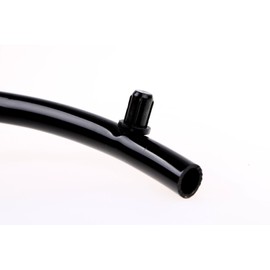 Mini Skater Black Drip Irrigation Tube End Closure Goof Hole Plugs (50PCS,Single Barbed)