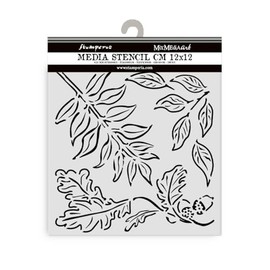 Stamperia - Thick Stencils for Scrapbooks, Albums, Cards, Bullet Journalling, and More, Flexible Material, Easy to Clean, Perfect for Crafts and Gifting (Favourites Refresh, Acorns)
