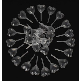 50pcs Disposable Clear 4ml Heart Shape Liquid Dropper Pasteur Pipette Plastic Squeeze Transfer Pipettes