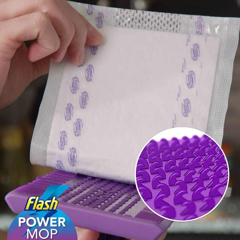 Flash Power Mop Refills with 16 Pads Floor Cleaning Absorbing