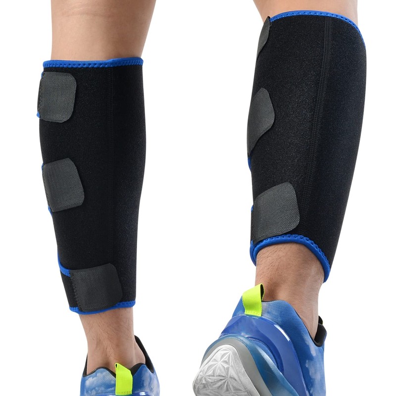 Odoland Calf Support Muscle Fibre Tear, Adjustable Calf Support Sports