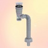 Sink drain trap integrated drain pipe to prevent odor backflow Replacement