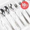 Hanil Stainless Modern Tree Teaspoon and Fork Set 10P / 한일스텐레스 모던트리 티스푼포크세트 10P