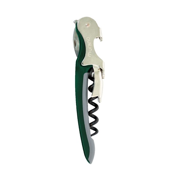 Franmara Green Soft Touch Murano - Sacacorchos de dos pasos con espiral antiadherente