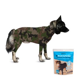 Shed Defender Shed Defender Sport Dog Onesie - Seen on Shark Tank, Shedding Bodysuit for Dogs, Anxiety Vest, Calming Shirt, Hot Spots, Allergy Tick & UV Protection, Recovery Suit, Full Body Shed Suit, Vet Approved