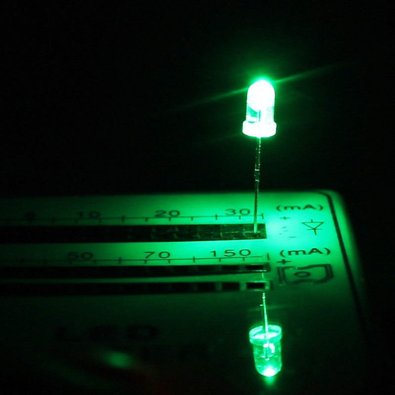 DiCUNO 1000pcs 3mm Light Emitting Diode LED Lamp Assorted Kit