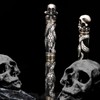 Jinhao Black Snake Fountain Pen Bent Nib Fude Pen with
