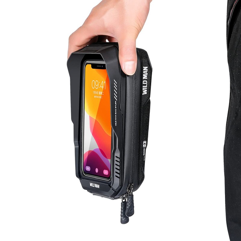 WILD MAN0.6L Quick Release Rainproof Phone Holder Type Bicycle Handlebar