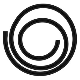 CRL Flexible Flocked Rubber Glass Run Channel for Universal for Buses and RV Windows - 96 in long