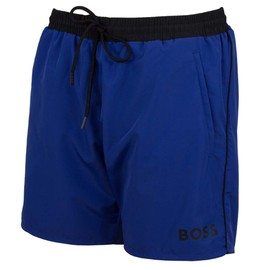 BOSS Men's Swim Shorts, 427 medium blue, S
