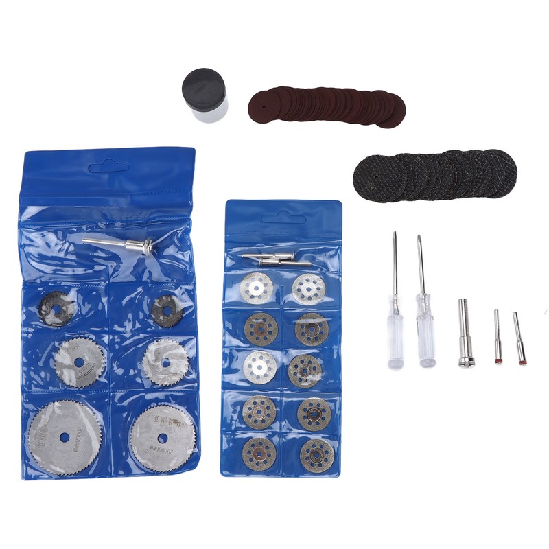 Cutting Wheel Set HSS Circular Saw Blades Resin Discs Screwdrivers