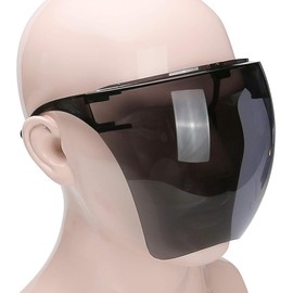 [TRIrunpdl] 2 Pack Clear Full Safety Face Shield for Adult Women Men Adjustable Reusable Ultra Protective Face Shield, Cross Border Transparent Full Face Goggles Protective Glasses Protective Mask