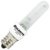 Bulbrite 40 Watt E12 Dimmable T3 Xenon Light Bulb, Frosted