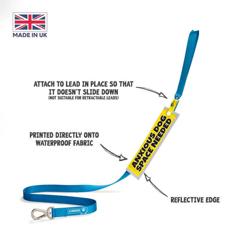 dogkit Anxious Dog Space Needed Sleeve for Reactive Nervous Dogs,