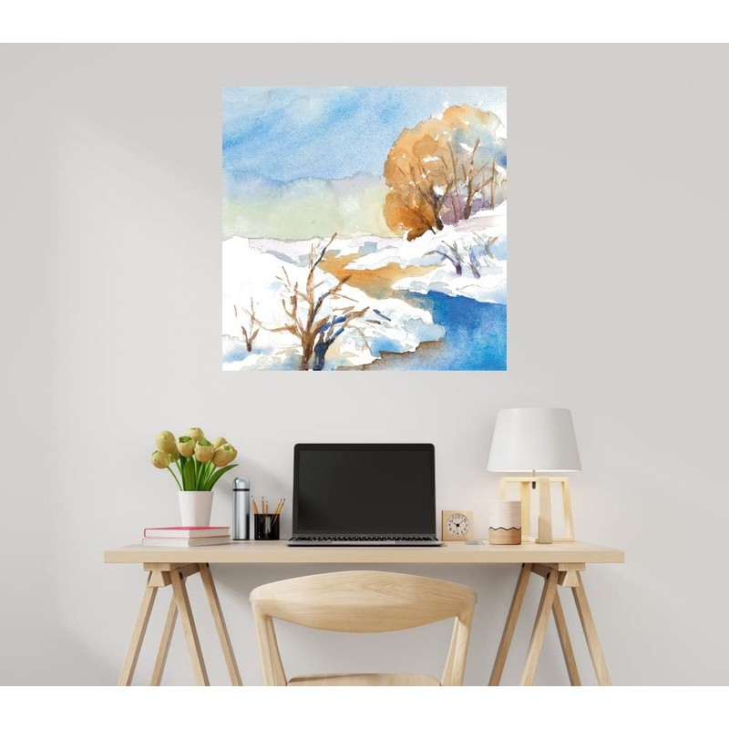 Fine Art Canvas Snowy Serenity II Canvas Wall Decor by