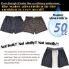 YingXue Men's Incontinence Underwear 2-Pack, Washable Leak-Proof Absorbent Boxer Briefs