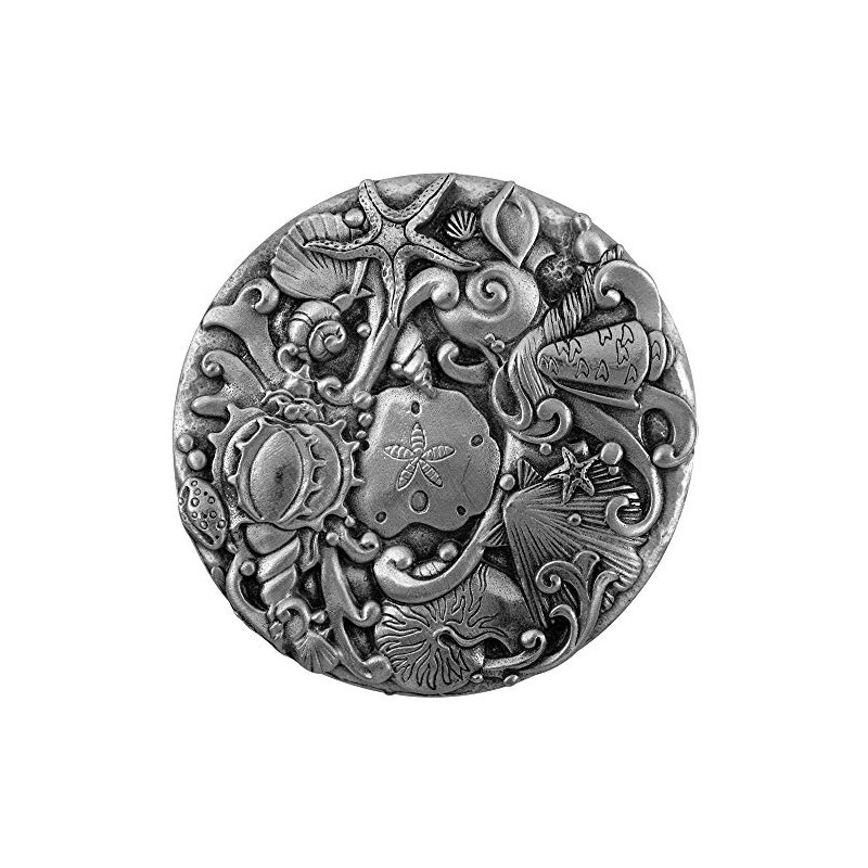Hampshire Pewter Sea Shells Purse Mirror