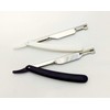 2 Pcs Navaja Barber Straight Maquinillas de afeitar, 100 Blades