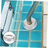 WHAMVOX 4pcs Stainless Steel Pool Ladder Cover Plate Durable Easy