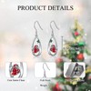 Seiyang Santa Claus Dangle Earrings 925 Sterling Silver Christmas Teardrop