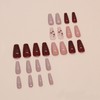 Heart Press on Nails Medium False Nails Love Heart Design