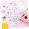 KICHOUSE Mini Notepads Sticky Tabs Message Pad Stick Memo Notes