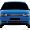 Matte Black Horizontal Front Hood Bumper Grill Grille Guard ABS