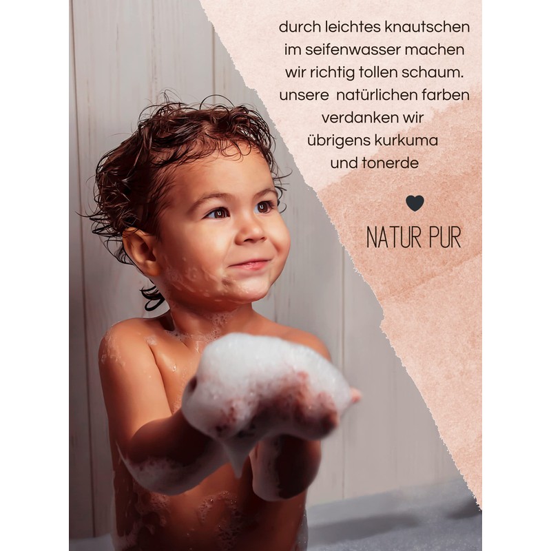 badesternchen Natural Konjac Sponge for Babies and Children in Star
