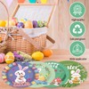 EVYIENEN 48 Pcs Easter Paper Plates,7Inch Easter Dessert Plates Decorative