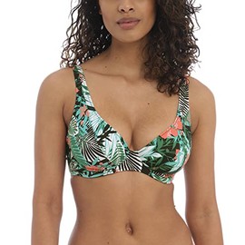 Freya Womens Honolua Bay Uw High Apex Bikini Top, Multi, 32D US