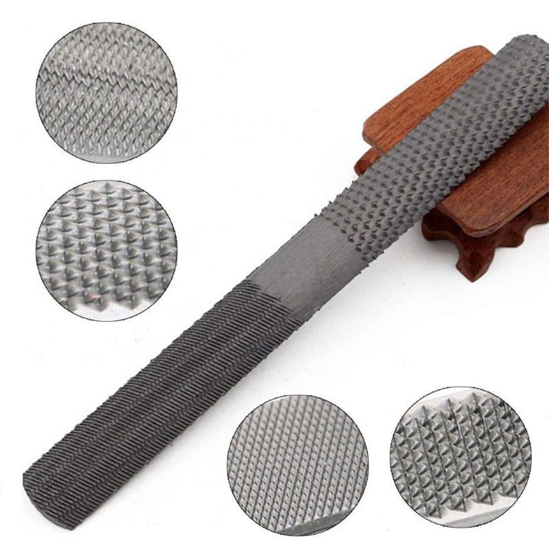 Wood Rasp, Cut on 4 Sides, 4 in 1 Steel
